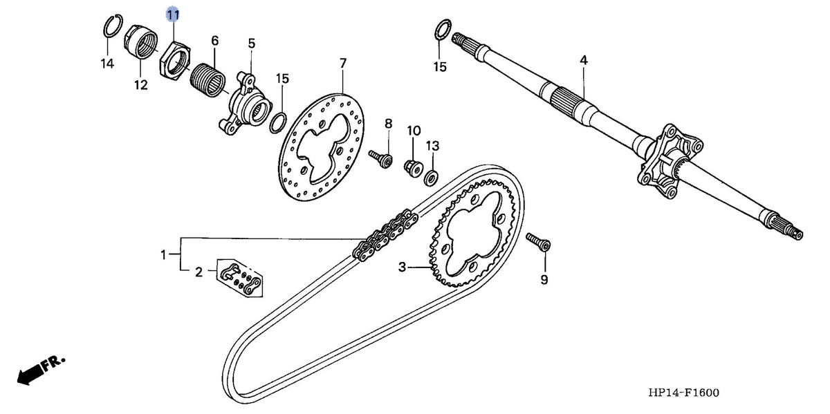 Honda OEM part 90307-HA2-000