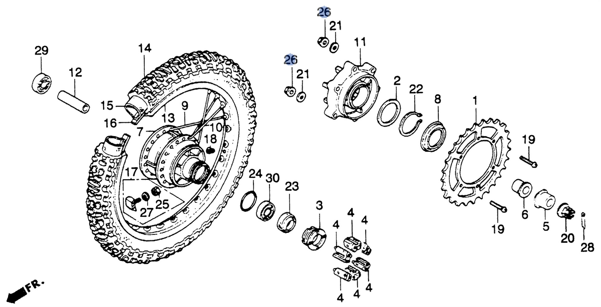 Honda OEM part 90309-428-731