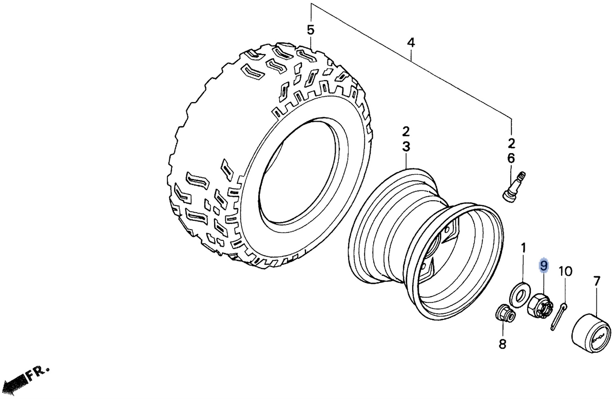Honda OEM part 90309-HC4-000
