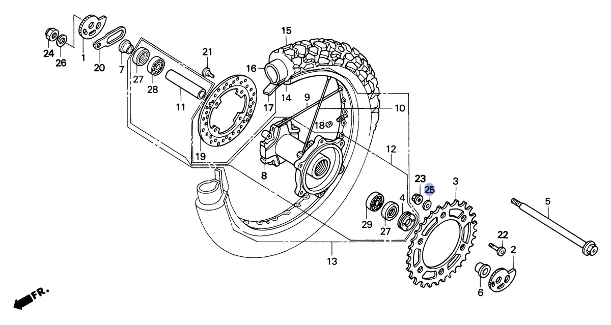 Honda OEM part 90438-463-000