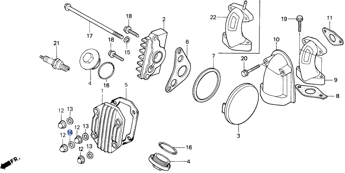 Honda OEM part 90443-GF6-010