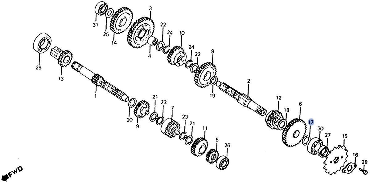 Honda OEM part 90446-357-000