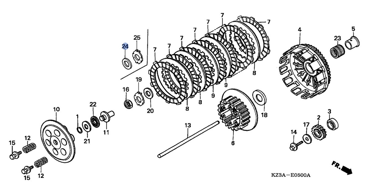 Honda OEM part 90451-MEN-730