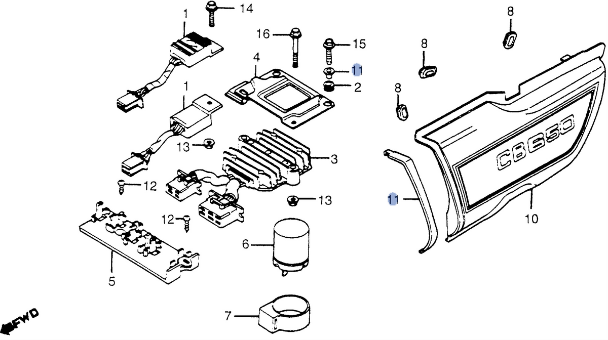 Honda OEM part 90501-124-000