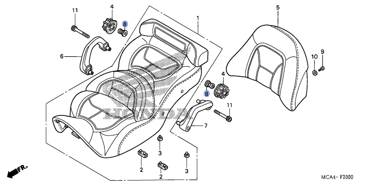 Honda OEM part 90504-MCA-000