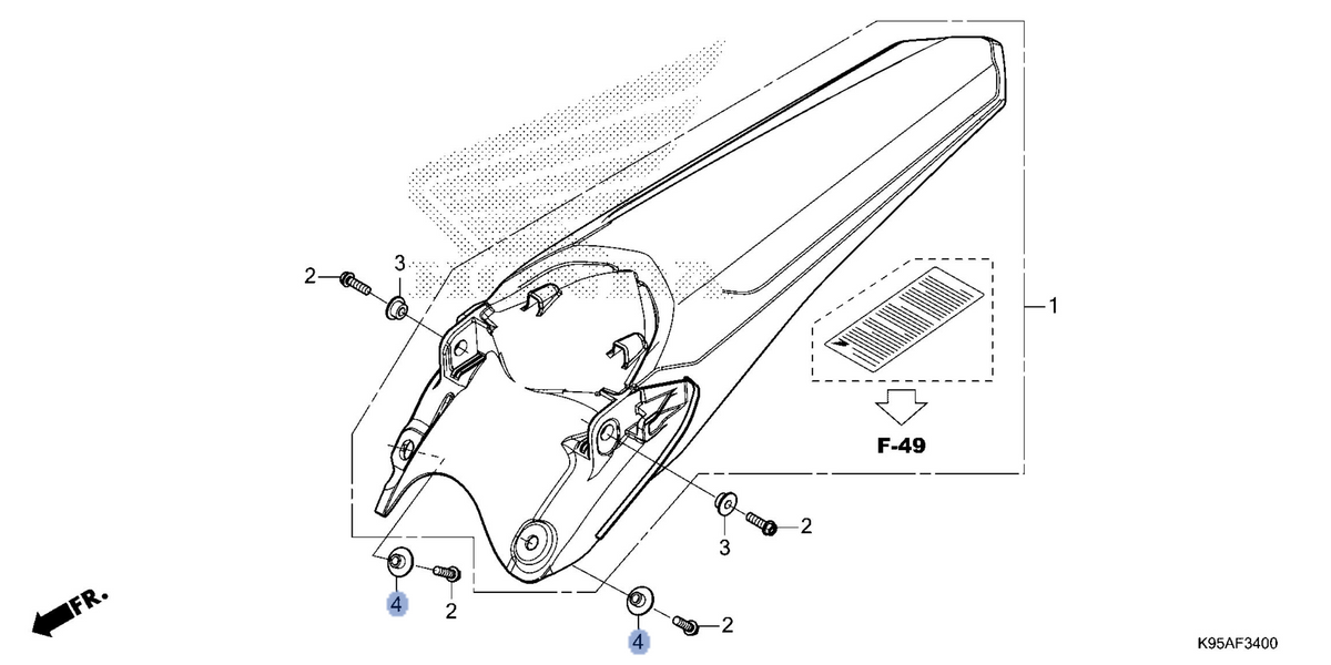 Honda OEM part 90505-MBK-750