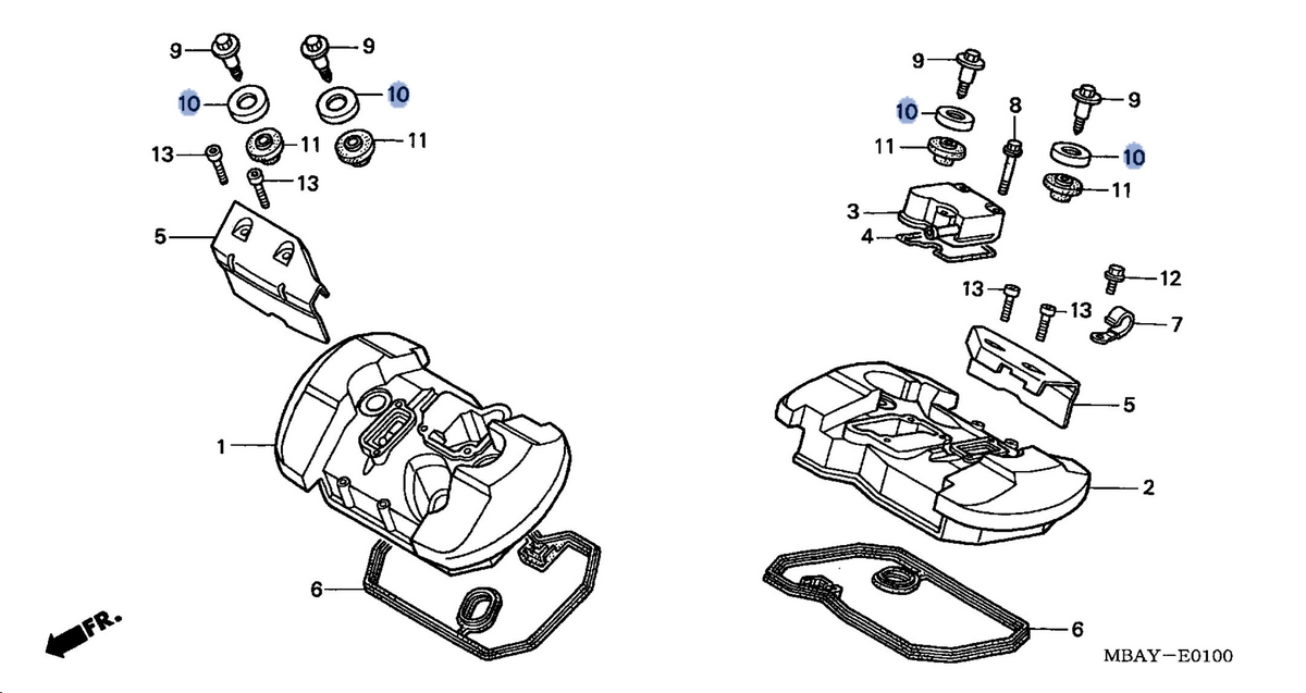 Honda OEM part 90541-MBA-000