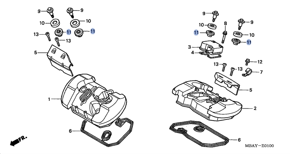 Honda OEM part 90542-MZ8-650