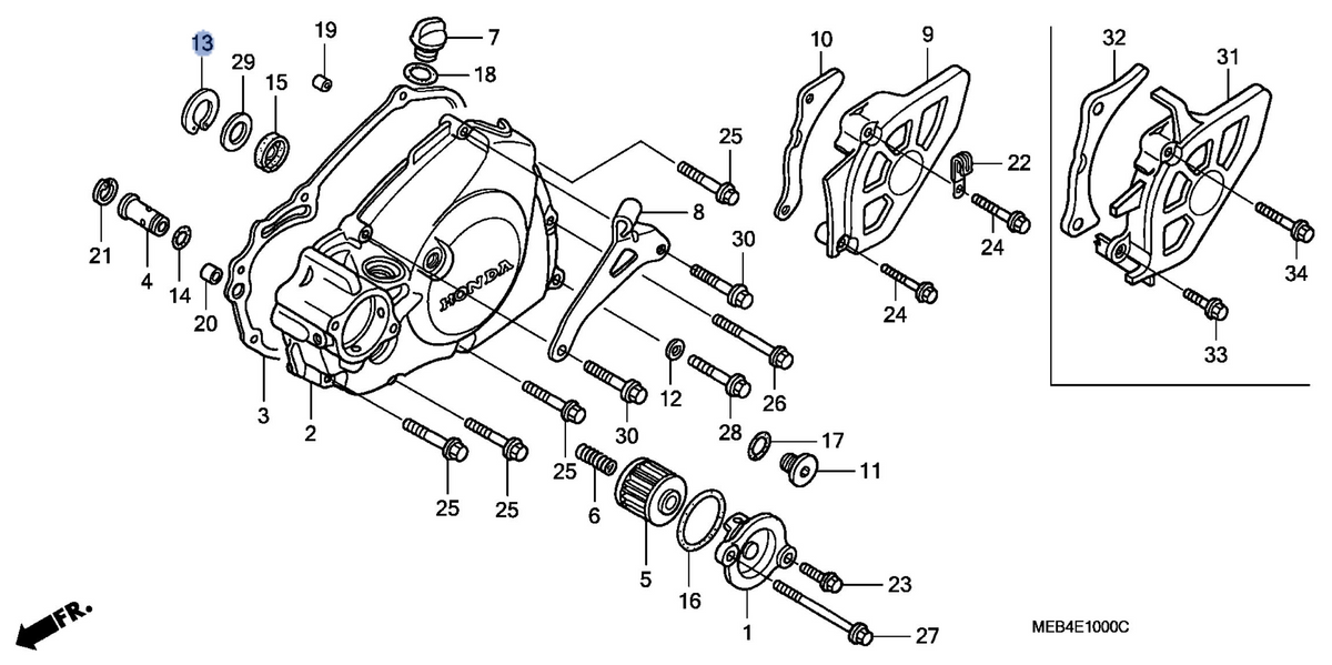 Honda OEM part 90602-MEB-670