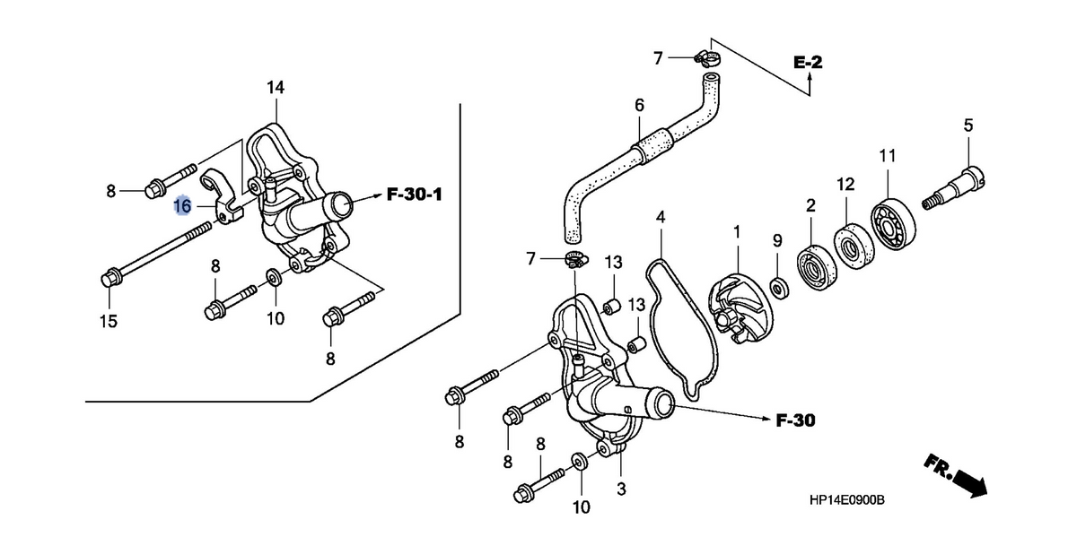 Honda OEM part 90610-HP1-600