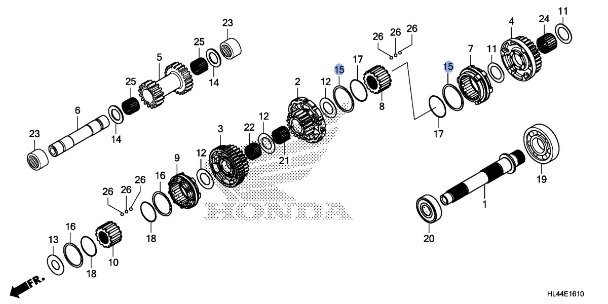 Honda OEM part 90613-HL4-000