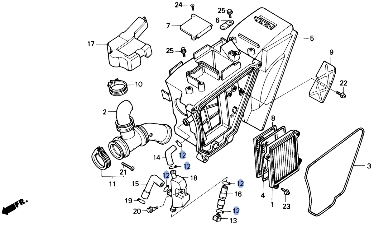 Honda OEM part 90643-MK3-781