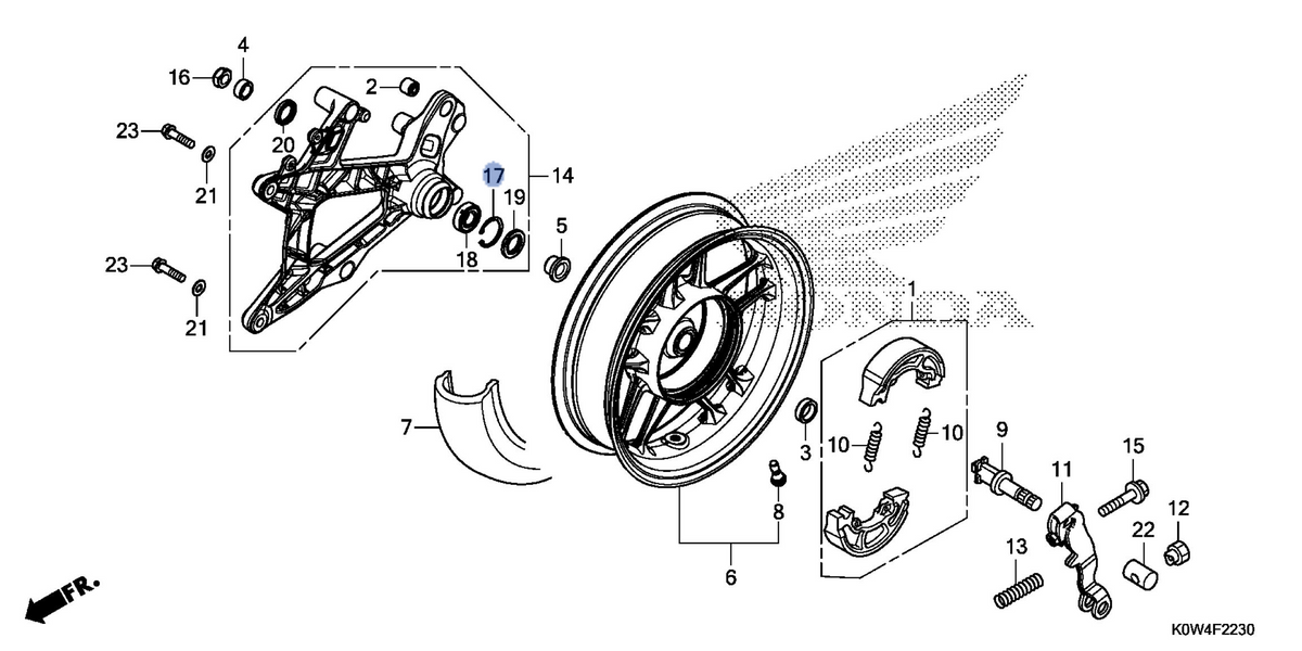 Honda OEM part 90651-KZR-601