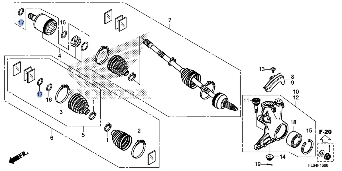 Honda OEM part 90666-HL6-A01