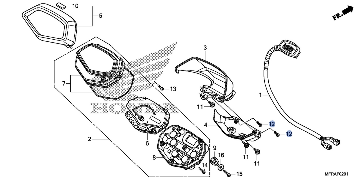 Honda OEM part 90671-MCA-000