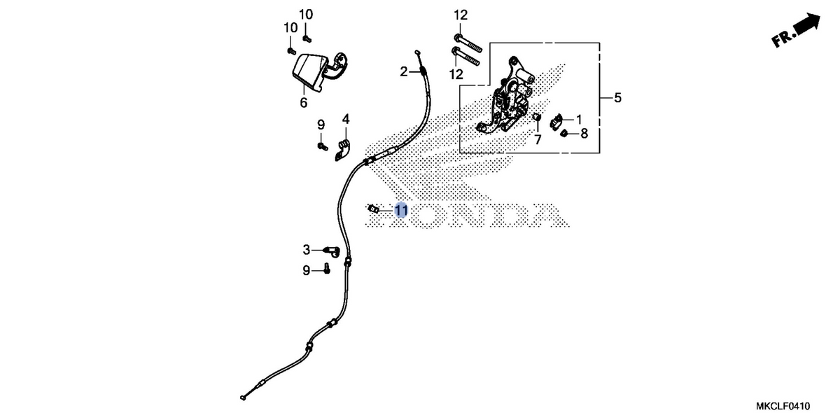 Honda OEM part 90682-MGS-D41