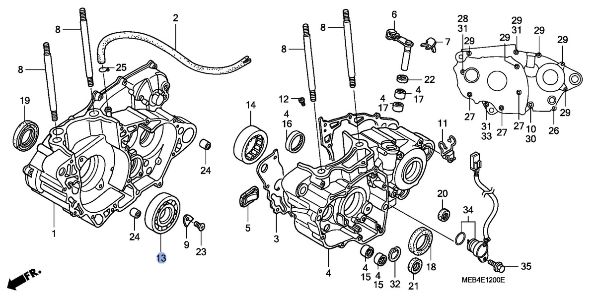 Honda OEM part 91001-MEB-671