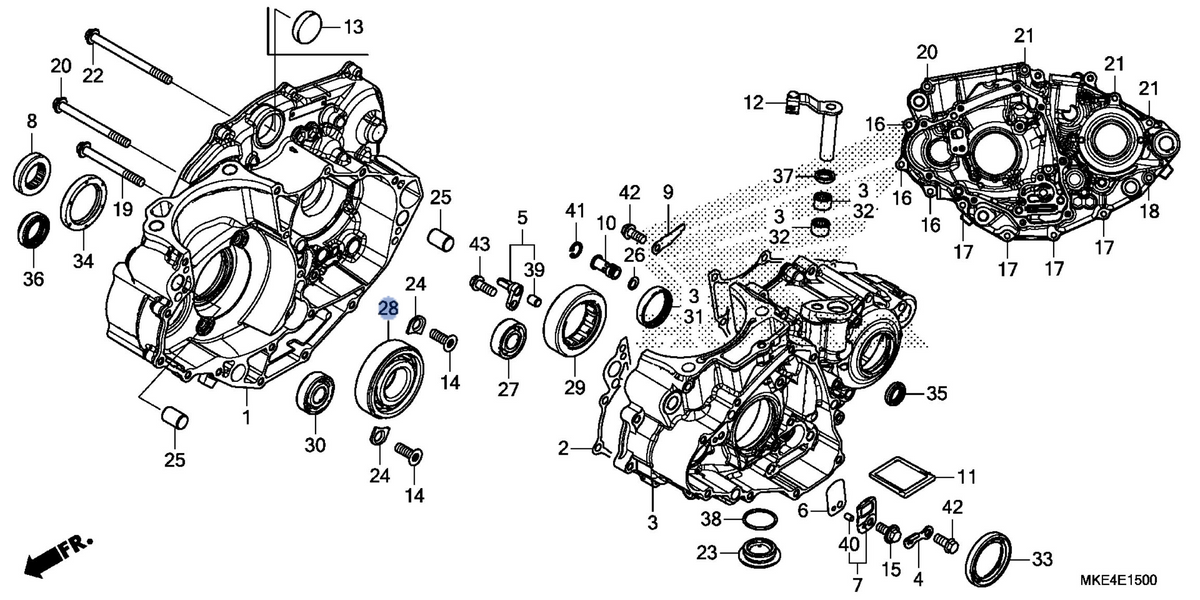 Honda OEM part 91001-MKE-A01
