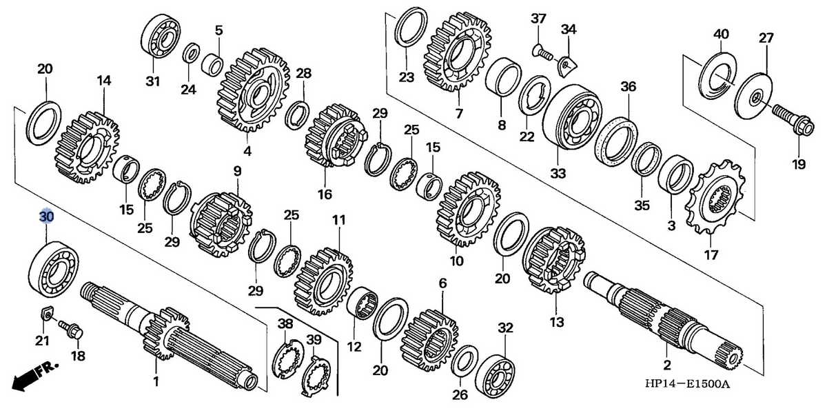 Honda OEM part 91003-HP1-671
