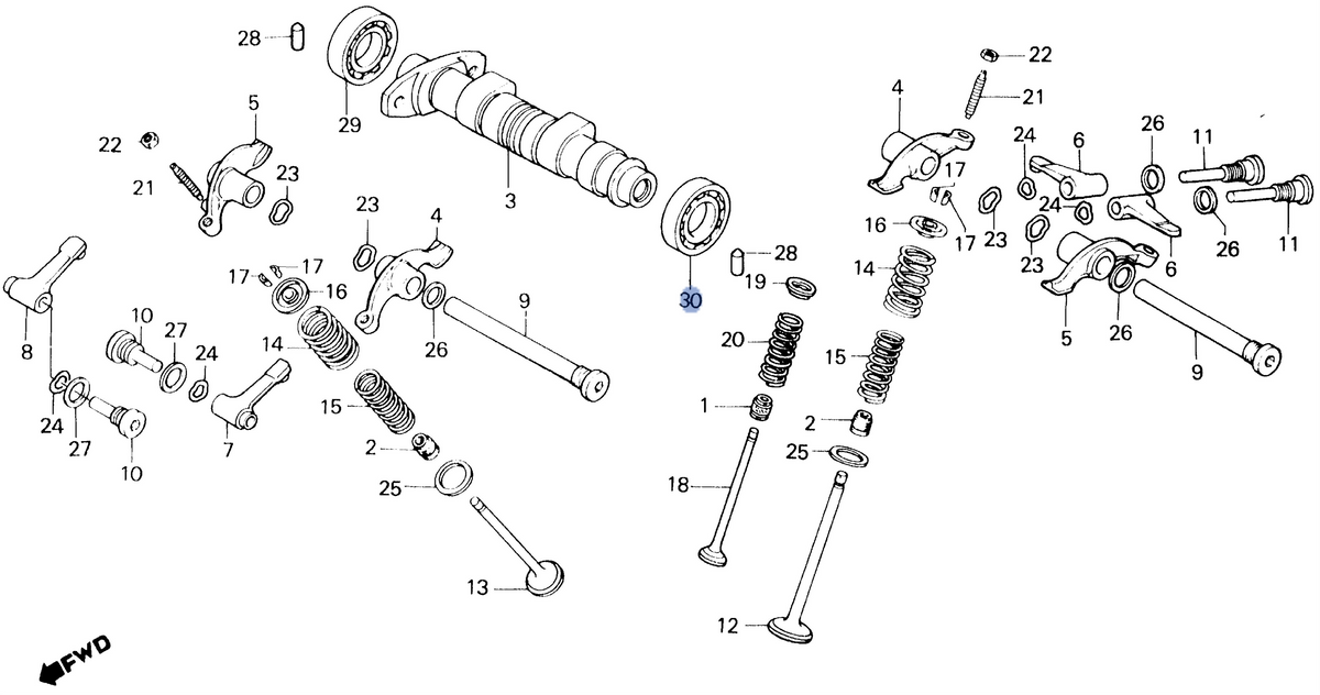 Honda OEM part 91003-KF0-008