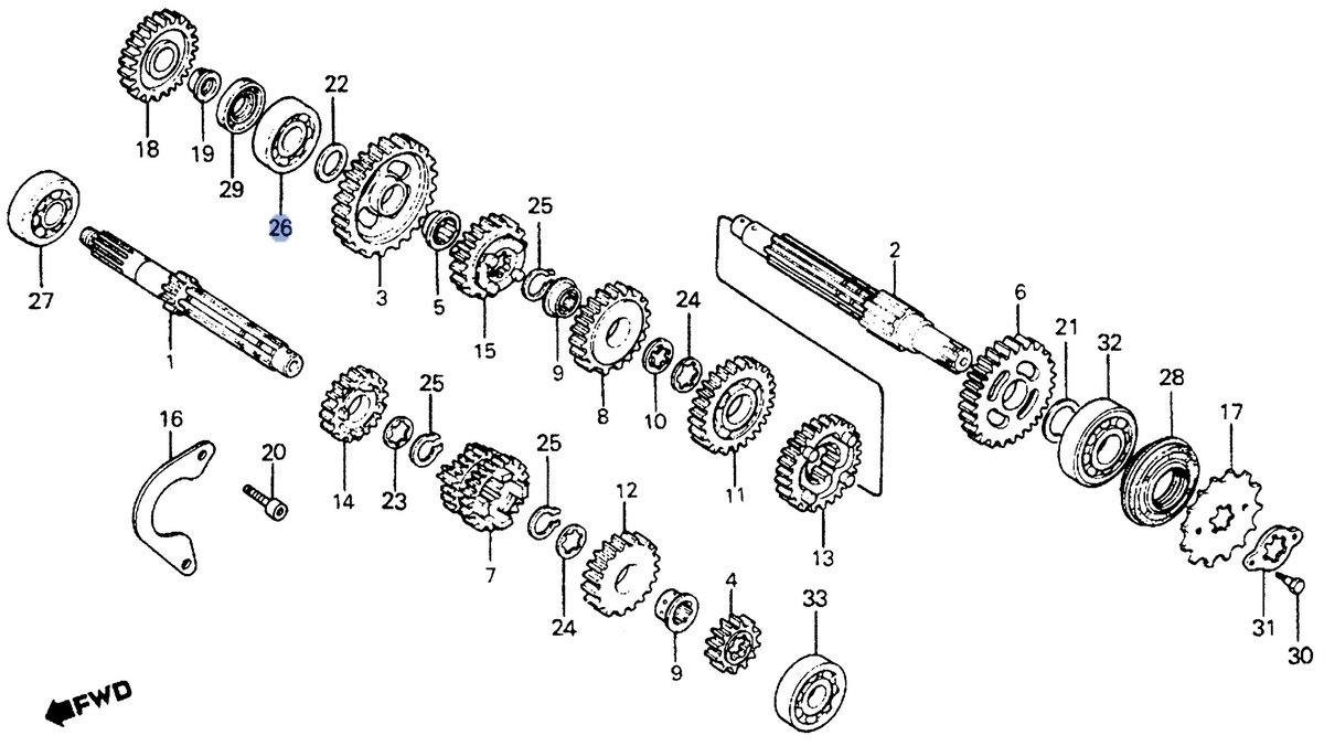 Honda OEM part 91003-KJ1-003