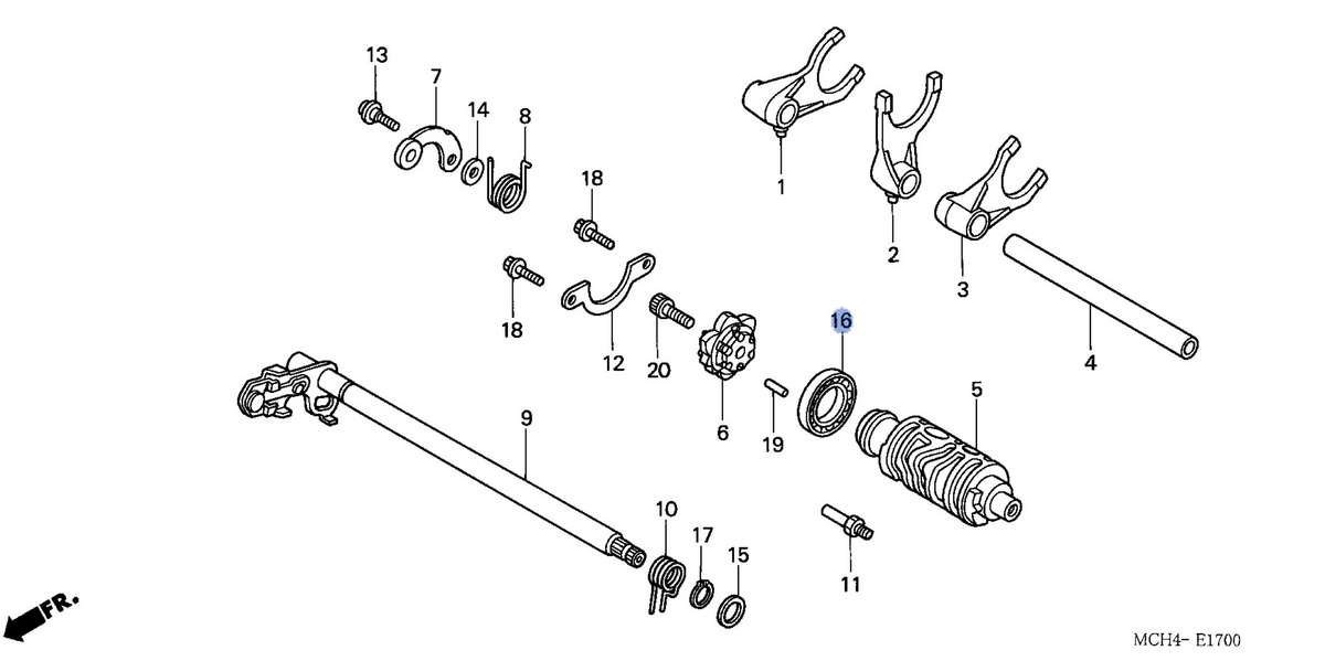 Honda OEM part 91004-GEM-003
