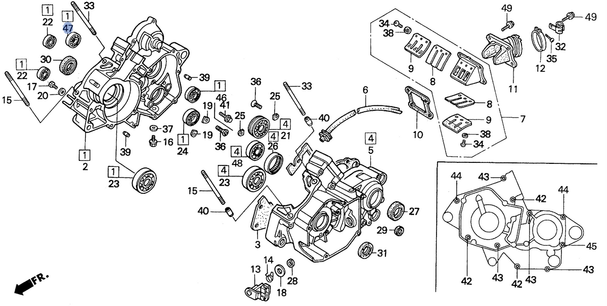 Honda OEM part 91004-KZ4-A11