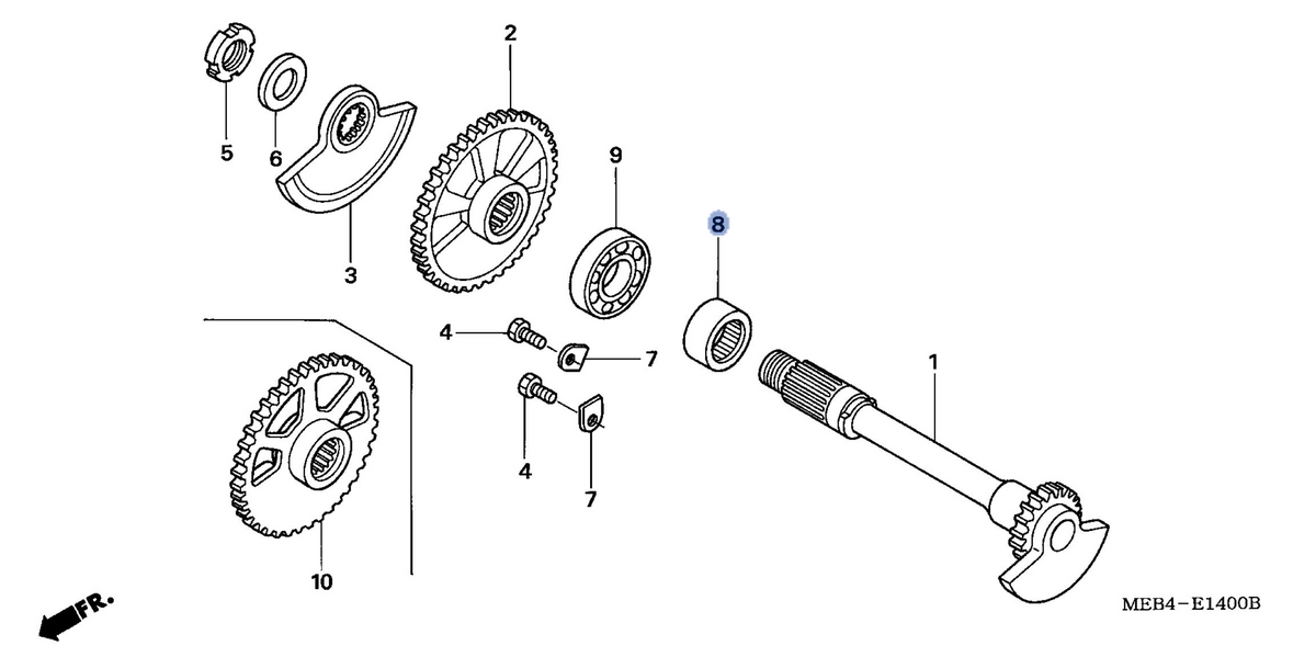 Honda OEM part 91004-MEB-671