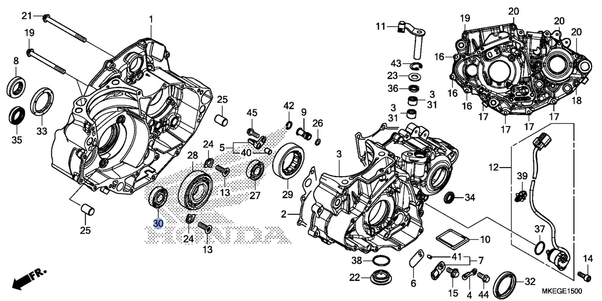 Honda OEM part 91004-MKE-A01