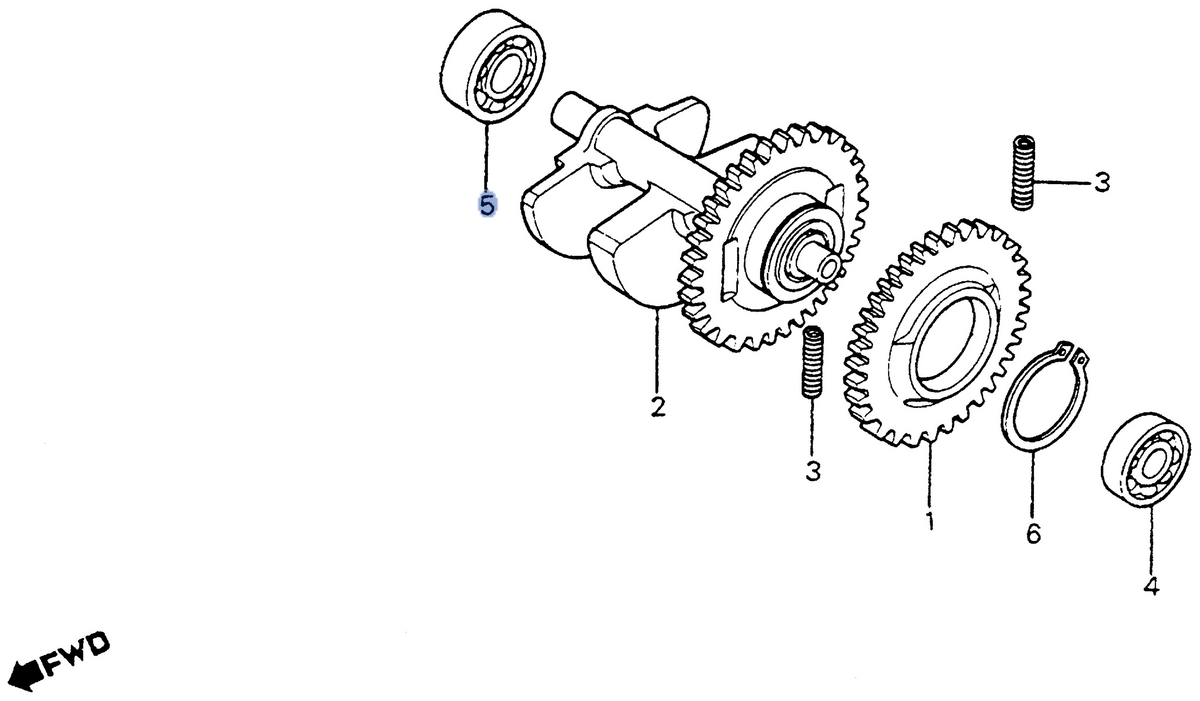 Honda OEM part 91007-KF0-018
