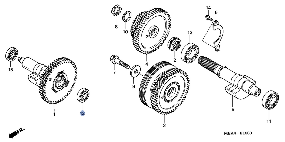 Honda OEM part 91011-HN2-004