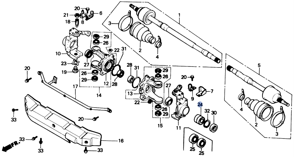 Honda OEM part 91051-HA7-651