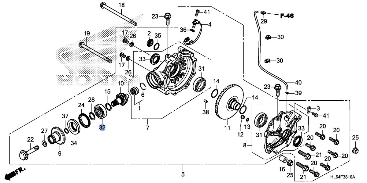 Honda OEM part 91051-HL6-A41