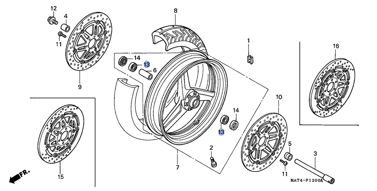 Honda OEM part 91052-MBR-003