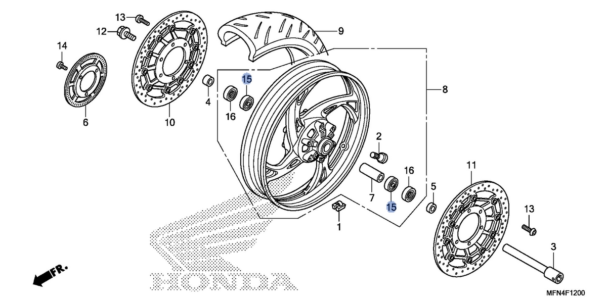 Honda OEM part 91052-MBW-E11