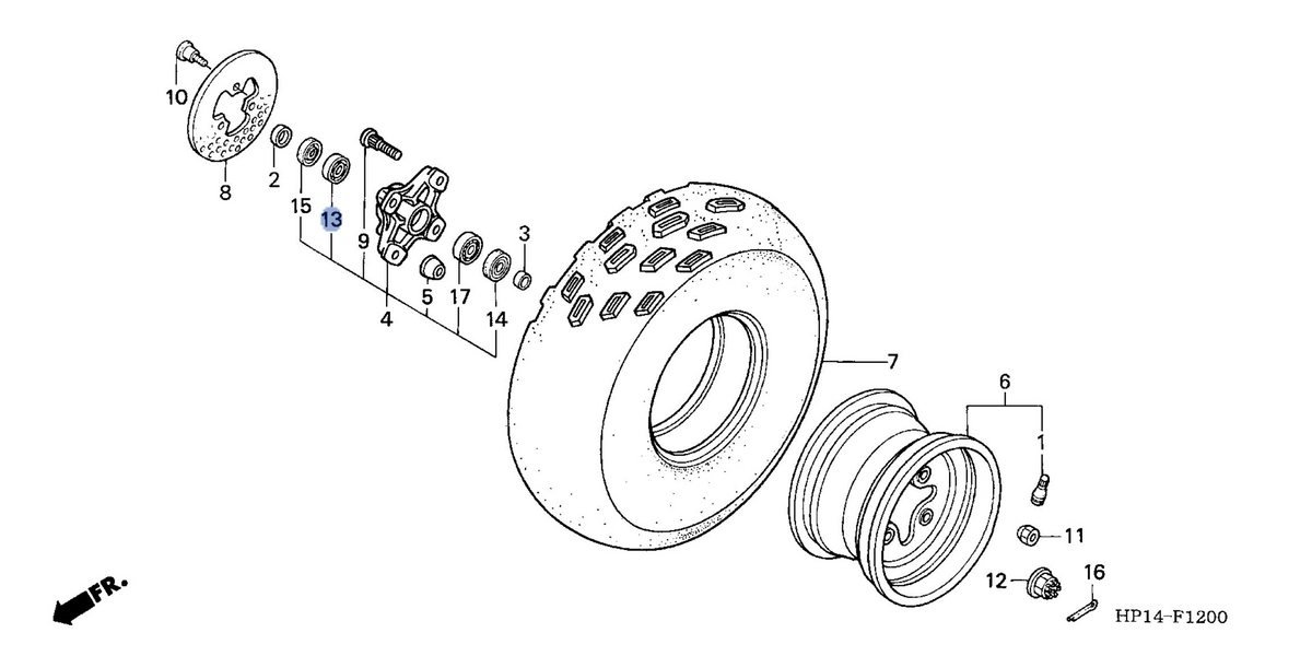 Honda OEM part 91053-HC4-003
