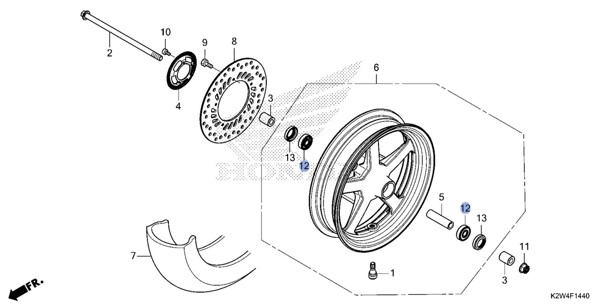 Honda OEM part 91053-K03-H02