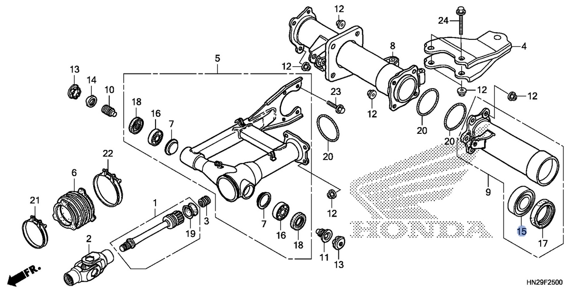 Honda OEM part 91055-HN5-681
