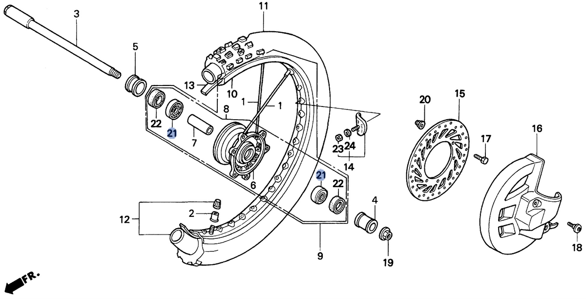 Honda OEM part 91062-MAC-681