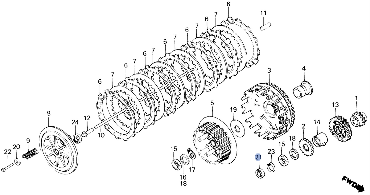 Honda OEM part 91201-HM3-A61