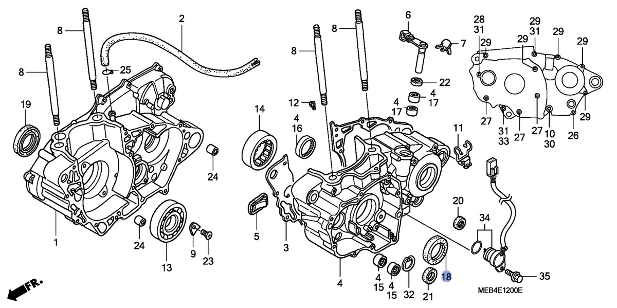 Honda OEM part 91201-MEB-671