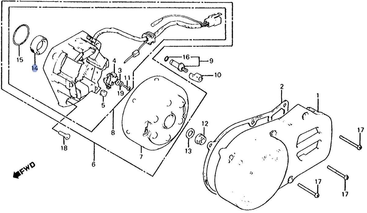 Honda OEM part 91202-436-004