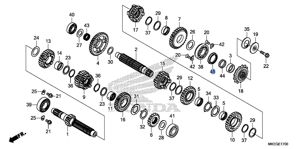 Honda OEM part 91207-MKE-A51