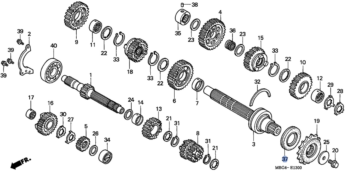 Honda OEM part 91207-MR7-003