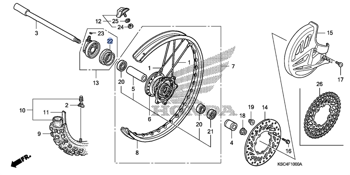 Honda OEM part 91251-KSC-003