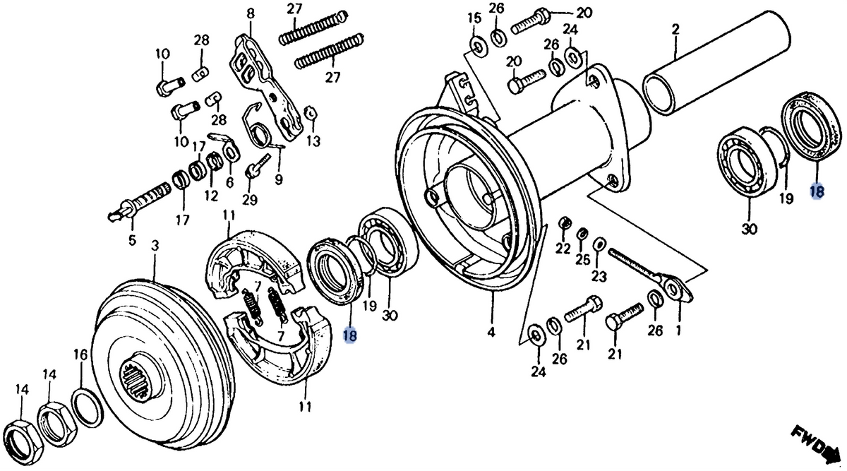 Honda OEM part 91252-958-013