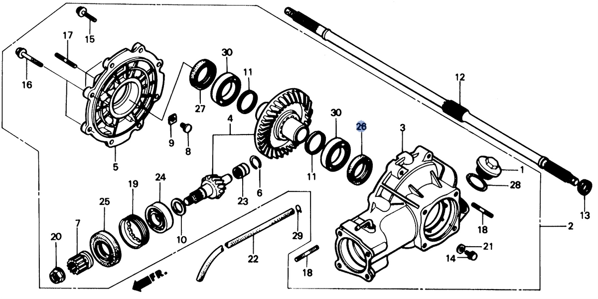 Honda OEM part 91252-HA0-004