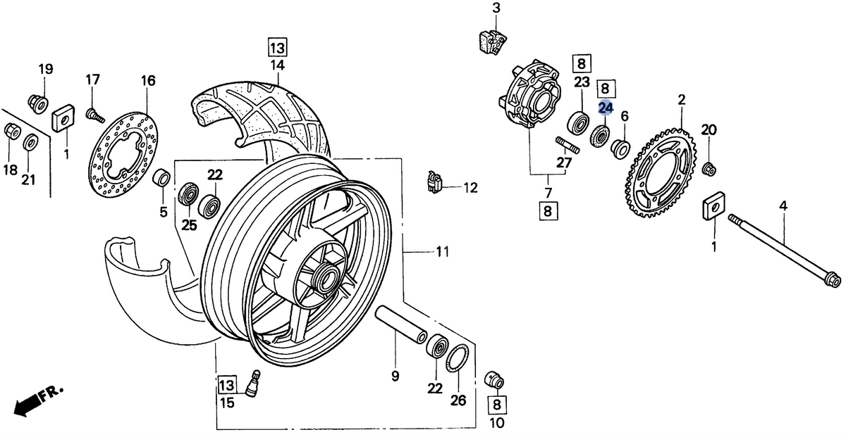 Honda OEM part 91252-MAS-003