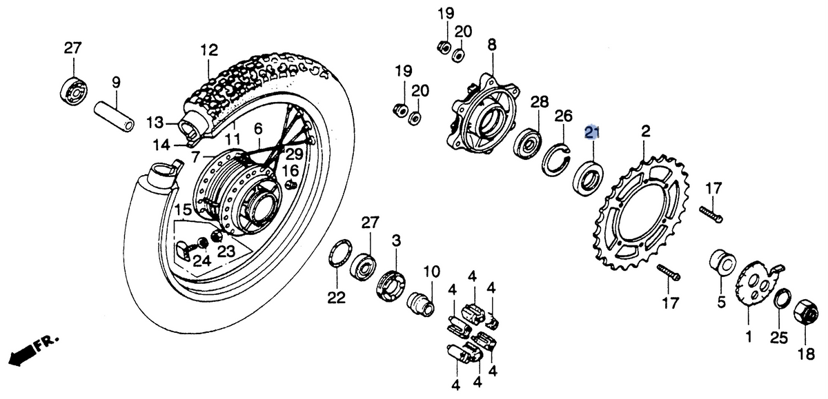 Honda OEM part 91252-MC4-013