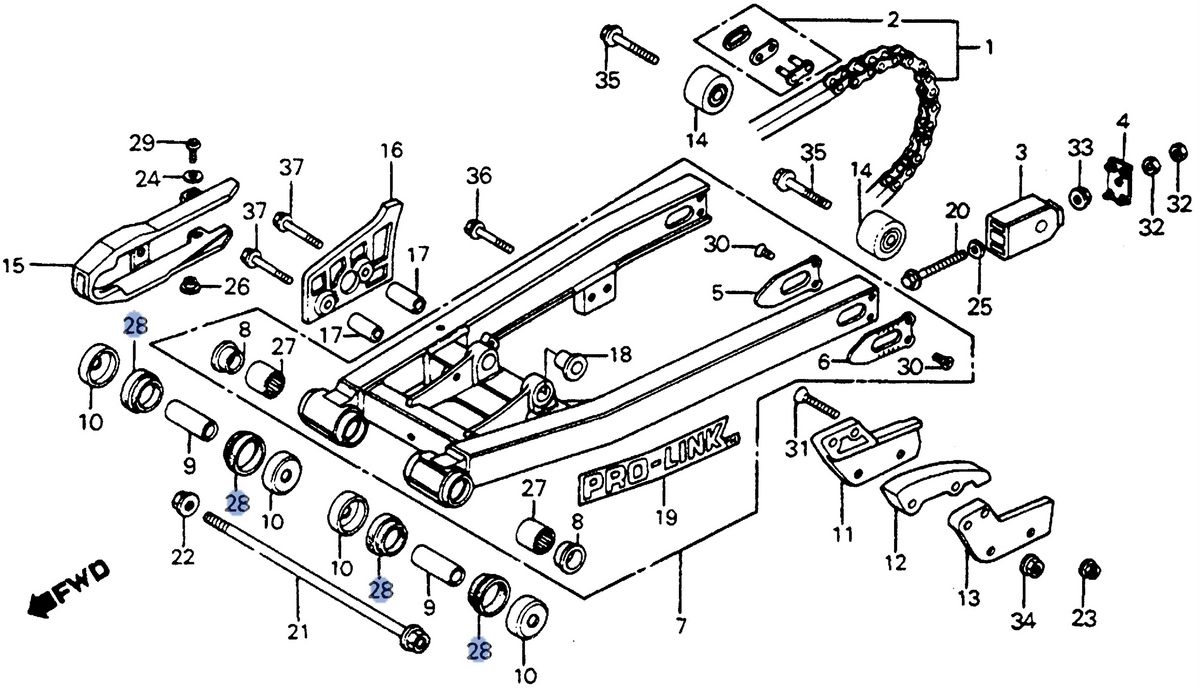 Honda OEM part 91253-KA4-701